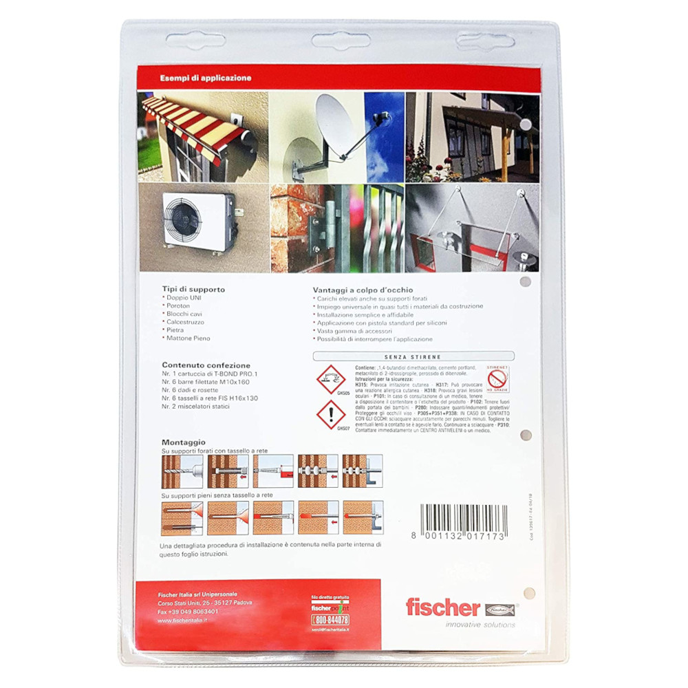 Kit di fissaggio per Carichi Pesanti T-Bond FISCHER